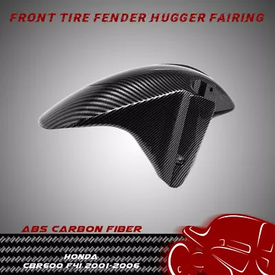 New Front Tire Fender Hugger Fairing Carbon Fiber Fit Fit Honda CBR600 F4i 01-0 • $87.98