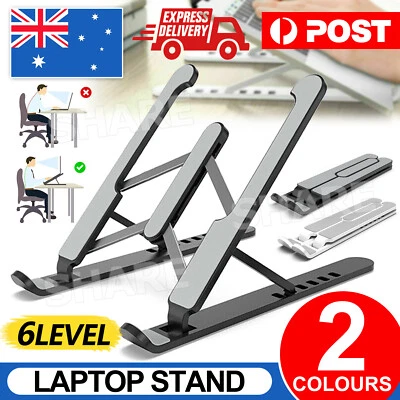$11.95 • Buy Ergonomic Portable Adjustable Laptop Stand Foldable Desktop Tripod Tray Holder