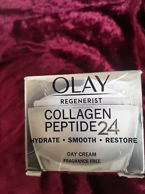 Olay Regenerist Collagen Peptide 24 Moisturiser - 50ml • £6.78