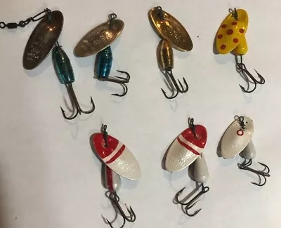 Pick 1 - Different Sizes -vintage Martin Spinners Lures Lot Variety Colors Italy • $3.79