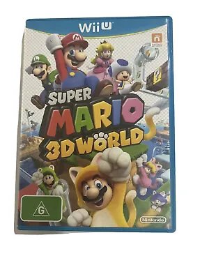 Super Mario 3D World Nintendo Wii U -no Manual • $20.99