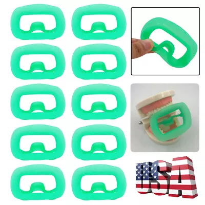 Dental Teeth Whitening Mouth Props Gag Opener Cheek Retractor Prop Silicone USA • $8.09