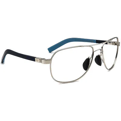 Maui Jim Sunglasses Frame Only MJ-327-17 Guardrails ME-BG Silver/Blue Japan 58mm • $149.99