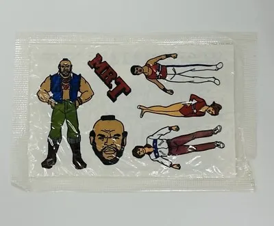 Sealed New In Package Vintage 1983 Mr. T Cereal Stickers Toy Prize A-Team • $9.99