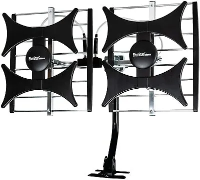 Attic Outdoor Multi-Directional 4K HDTV Amplified Antenna Up To 200 Mile W/ Pole • $39.19