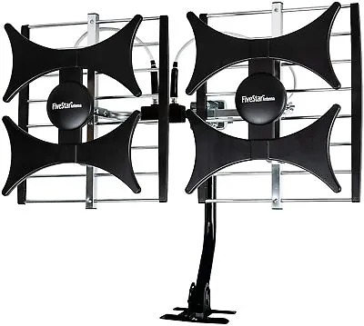 Five Star Multi-Directional 4V HDTV Amplified Antenna - Up To 200 Mile Outdoor • $48.99