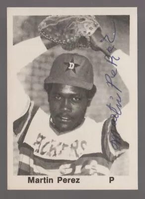 1976 Tcma Dubuque Packers Hand Signed Auto Baseball Card Martin Perez • $9.99