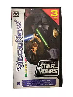 The Star Wars Story 3 Disc Pack Video Now Color PVDs 2004 Volume 1 Vintage G • $4.79