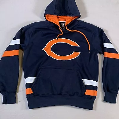 Chicago Bears Hoodie Mens Small Blue NFL Pullover Sweatshirt Outdoors Adult U36 • $19.95