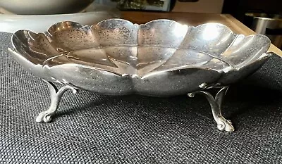 Watson & Co. Sterling Silver Footed Bowl Scalloped Rim 165 Grams Of Silver! • $275