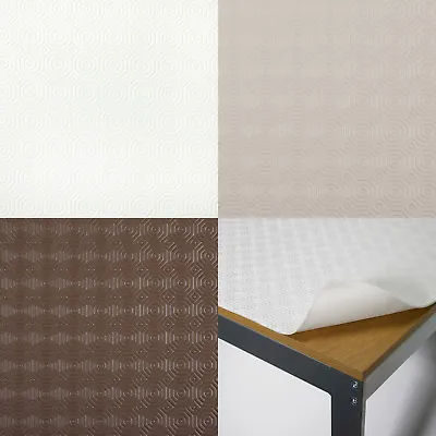 Heat Resistant Table Cover Protector / Felt Backed 3mm Thick - Beige Cream Brown • £8.48