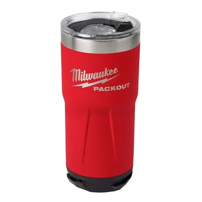 Milwaukee 48-22-8392R PACKOUT 20 OZ Durable Twist Lock Tumbler ALL DAY HOT/COLD • $26.70