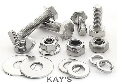 £2.97 • Buy M4 Fasteners Choose Fully Threaded Screws, Nuts Or Washers Stainless Steel Bolts