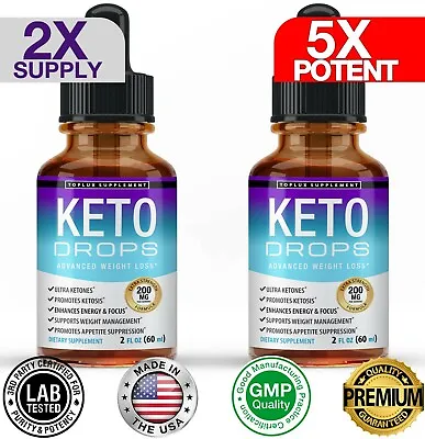 Keto Drops Diet Shred Burn Ketosis Supplements Fat Burn&Carb Blocker • $24.97