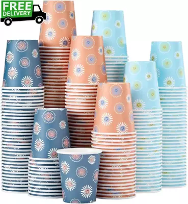 300 Pack 5 Oz Paper Disposable Part BBQ Bathroom Mouthwash Cups Small Cups Mini • $28.50