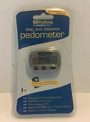 Go Walking By Sportline Step And Distance Pedometer Hiking Jogging Count NEW • $10