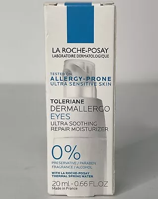 La Roche-Posay Toleriane Dermallergo Eye Cream Soothing Repair Moisturizer .66oz • $21.99