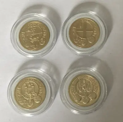 Capital Cities £1 Coins PROOF SetUncirculatedBUNCEdinburghCardiffLondon BU • £0.99