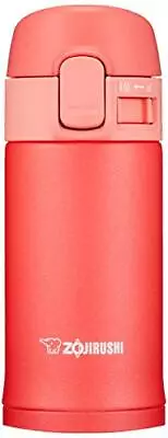 ZOJIRUSHI Water Stainless Bottle Direct Drink 200ml One Touch Open Coral Pink • $77.08