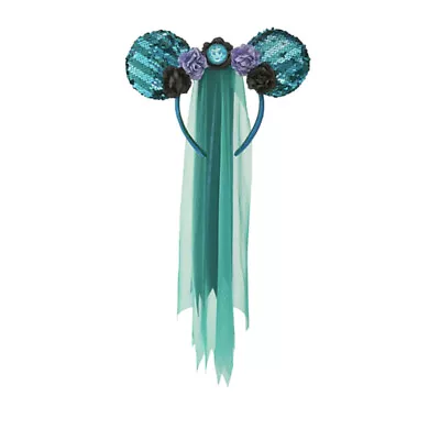 Disney Parks Minnie Mouse The Main Attraction Haunted Mansion Ear Headband  • $28.93