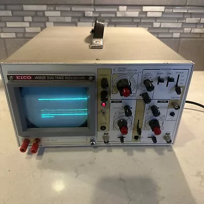 Rare Vintage EICO 482 Analog 2 Channel Dual Trace Oscilloscope • $295