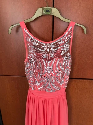 £30 • Buy Teens/Girls Peach Prom/Ball Dress. Quiz. Size 10