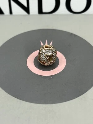 £3.20 • Buy Genuine Pandora Rose Gold Moments Sparkling Cutout Heart Charm