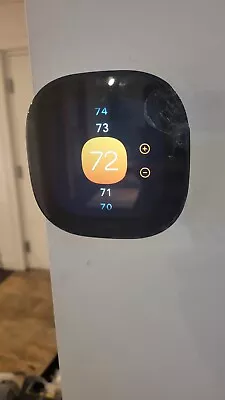 Ecobee EB-STATE6L-01 Smart Thermostat W/ Cracked Screen (Works) • $55