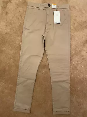 £11.90 • Buy BNWT Marks And Spencer Boys Stone Coloured Chinos - Age 11-12 Years