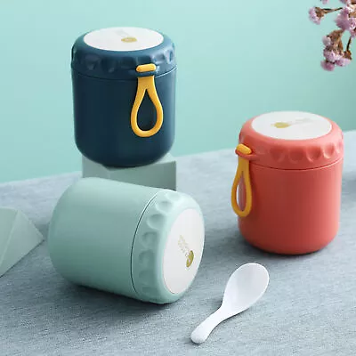 $11.07 • Buy Hot Soup Flask Insulated Food Jar Thermos Vacuum Lunch Box Stainless Steel 400ml