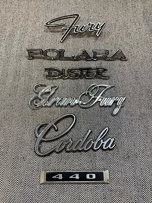 Mopar Six Pack Badges Vintage Cordoba Duster Polara Fury 440 • $117.75