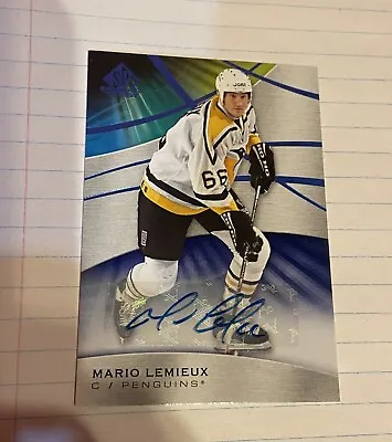 2019-20 Sp Game Used Hockey Mario Lemieux Auto • $183.98