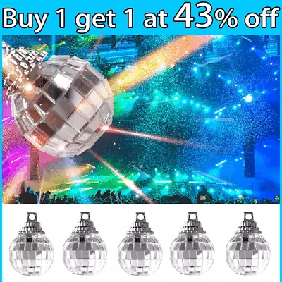 12PCS Lightweight Silver Glitter Mirror Ball 2cm Wedding Party Disco Dance DJ • £3.08