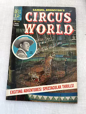 Circus World 411 John Wayne Photo Silver Age Samuel Bronston Classic Dell Comics • $22.99