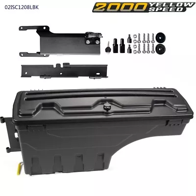 Left Truck Bed Wheel Well Storage Tool Box W/Lock Fit For 2015-2020 Ford F-150 • $75.19