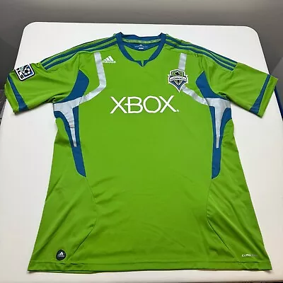 Men’s Adidas Seattle Sounders Steve Zakuani MLS Soccer Futbol Jersey 2XL • $59.95