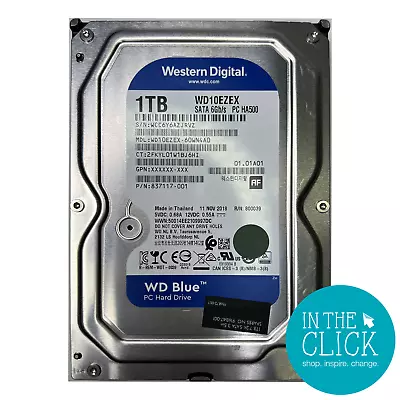 Western Digital Blue 7200 RPM WD10EZEX 1TB 3.5in 6Gb/s Hard Drive SHOP.INSPIRE.C • $39.99