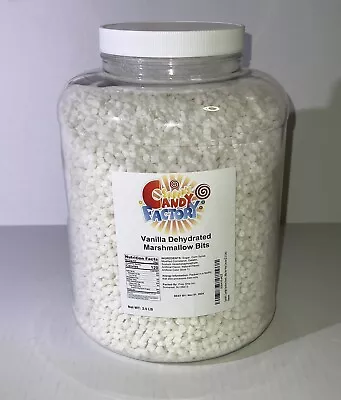 Vanilla Mini Dehydrated Marshmallows In Jar Mini Marshmallow Bits 2.5 LBS • $40