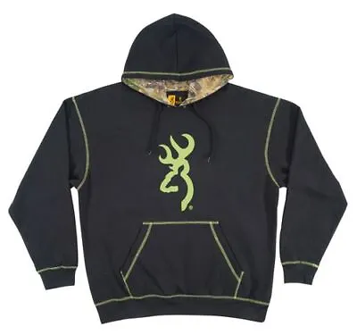 Browning Men's Buckmark Realtree Xtra Camo Lined Fleece Hoodie (Black) • $24.99