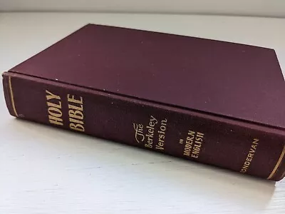 Holy Bible The Berkeley Version In Modern English Vintage 1966 -Hardback • $25