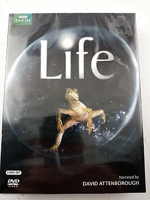 BBC Earth - Life  David Attenborough DVD (2019) 4 Discs 585 Minutes NEW & SEALED • £4.99