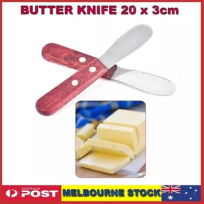 Butter Spreader Knife Scraper Cheese Slicer Stainless Steel Spatula • $4.99