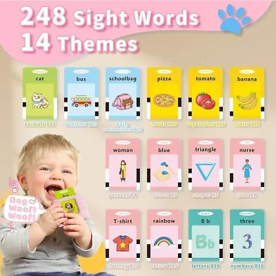 Toddler Toys For Kids 2 3 4 5 Year Old Gifts Speech Therapy Toys Talking Flash • $23.99