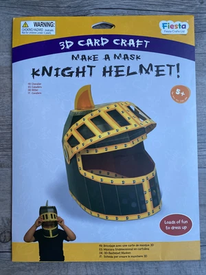 £3 • Buy Make A 3D Mask: Knight (Fiesta Crafts) - Card Craft