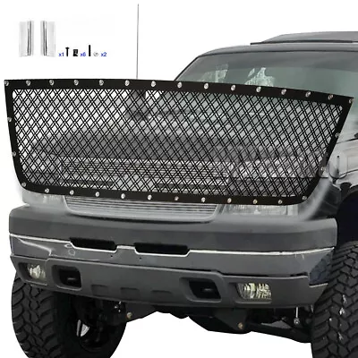 Fits 2006 Chevy Silverado 1500/05-06 2500/3500 Rivet Mesh Grille Dual Wire Grill • $133.34