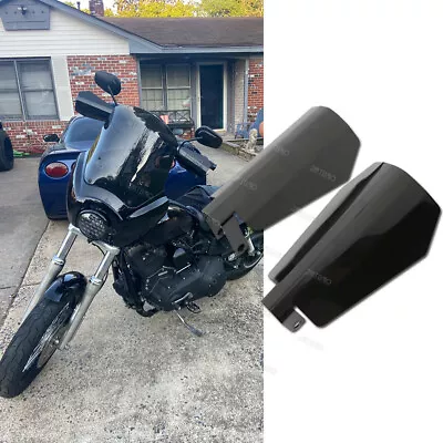 Motorcycle Handle Bar Hand Guards Protector Wind Deflector Fit For Harley Black • $34.28