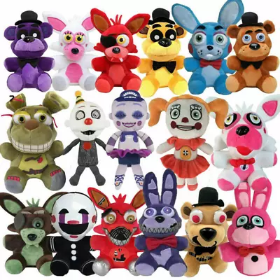 HOT FNAF Five Nights At Freddy's Plushie Plush Toys Bear Foxy Bonnie Chica Doll • $16.78