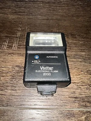 Vivitar Electronic Flash 2000 Shoe Mount Automatic Korea UNTESTED • $4.99