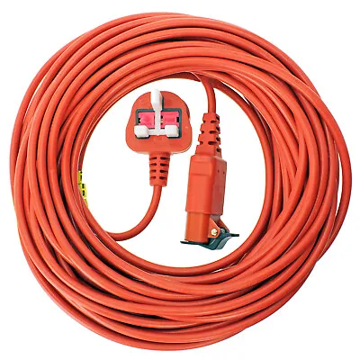 £18.79 • Buy Power Cable For FLYMO 20m Mains Lead Plug Electric Garden Vacuum Lawnmower