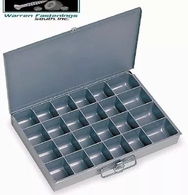 6 Metal 24 Compartment / Hole Storage Tray's For Nuts Bolts & Washers 202-95 • $139.97